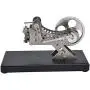 Omabeta Engine Model, Aluminum Material Educational Toy Durable Mini Motor Model Vivid for Physics or Mechanics Learning