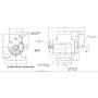 B387 Century 6 HP 3450 RPM R56Y Frame 230V Air Compressor Motor - Century # B387