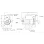 B387 Century 6 HP 3450 RPM R56Y Frame 230V Air Compressor Motor - Century # B387