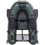 FRM BOARDS Inflatable Fishing Boat Belly Boat Fishing Float Tube with Storage Pockets, Adjustable Straps & Bracket for trolling Motor, Loading Capacity 400lbs