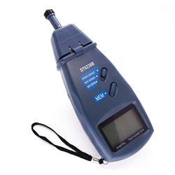 CyberTech 3 in 1 Tri-Mode Contact and Laser Non-Contact RPM Tach Digital Photo Tachometer and Linear Speed Surface Distance Measure Meter with Four Wheels