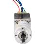 STEPPERONLINE 27:1 Planetary Gearbox Nema 11 Dual Shaft Geared Stepper Motor DIY Robot Camera