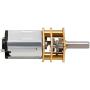 uxcell Micro Speed Reduction Motor DC 12V 200RPM with Full Metal Gearbox 0.18A Electric Gear Box Motor with 2 Terminals for DIY RC