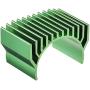 MECCANIXITY Motor Heat Sink Cooling Fins Aluminum 36mm Dia Green for 540 550 Motor