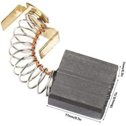 Carbon Motor Brushes, 0.3×0.7× 0.71 Inch 044 Electric Motor Carbon Brush Replacement 20 Pcs