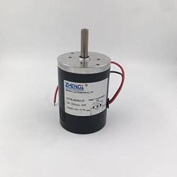 MotoRong ZYTD-60SRZ PMDC High Speed 2000/3000/4000rpm Permanent Magnet 24V 48V DC Motor (24V, 2000rpm)
