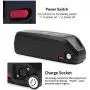 Jieoto E-Bike Lithium-ion Battery 48V 12.5AH Ebike Battery with Charger and BMS Protection Board Safe Lock, for E-Bike Battery 250W 350W 500W 650W Motor