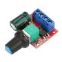 PWM Low Voltage Dc Motor Speed Controller, DC 4.5V-28V Rate Control Driver Switch Adjustable Voltage Electrical Regulator Ultra Small LED with Control Knob Dimmer for Fan Fish Tank Oxygen Pump