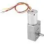 DC 12/24V Brushless Worm Motor Speed Reduction Gear Motor for Robots Locks DIY, Gear Motor 4~150Rpm (12V 18RPM)