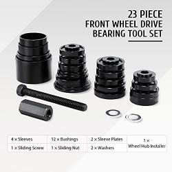 Orion Motor Tech FWD Front Wheel Drive Bearing Adapters Puller Separator Splitter Press Replacement Installer Removal Tool Kit