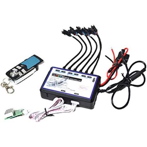 6 Channel Remote Led RGB Music Controller LED Multi-Color Sound controll for Motorcycle ,ATV ,Boat ,car Accent Light RGB / Strip / Wheel Pod