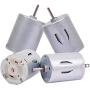 Fielect DC Motor 6V 11000RPM 0.35A Micro Motor Electric Motor Round Shaft for RC Boat DIY Airplane Toys Model DIY Hobby, 2 PCS
