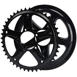 44T 46T 48T Chain Ring Chainwheel with Plastic Cover for Bafang Electric Bicycle Motor Sprocket BBS01 BBS01B BBS02 BBS02B Motor