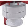 Coldwind Wind Power Turbines Generator 12 24 48v 5 Blades Generator Lantern Wind Turbines Vertical Axis for Streetlight+Controller-Red 24v