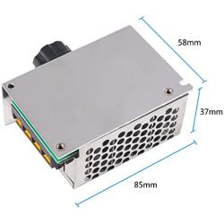 AITIAO AC 220V 4000W High Power SCR Electronic Voltage Regulator 110V-220V Motor Speed Control Voltage Power Heat Regulator Governor Thermostat Dimmer(4000W)