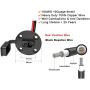 2ft/60cm Solar Conector to SAE Adapter 10AWG Cable + 2ft/60cm 10 AWG Solar Weatherproof SAE Socket Sidewall Port