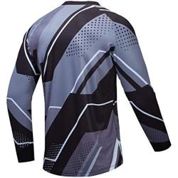 JPOJPO Downhill Cycling Jersey Mens Racing Jersey Long Sleeve MTB Bicycle Clothing Bike Shirt Motorcycle S-4XL