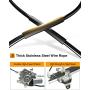 A-Premium Power Window Regulator with Motor Compatible with Nissan Frontier Xterra 2005-2015 Pathfinder Suzuki Equator (2 Pins Only) Front Right