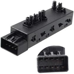 12451498 Front Right Passenger 8 Way Power Seat Control Adjustment Switch Fit 2007-2013 Sierra Yukon Avalanche Silverado Suburban Lacrosse