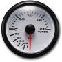 White Amber Digital 2 BAR Boost/Vacuum Gauge Kit Includes Pressure Sensor Waterproof Pin-Style Install