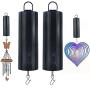2 Pack Wind Spinner Motor Hanging Display Motor Battery Operated 20 RPM Rotating Motor Multi-Purposes for Wind Spinner Mobile Yard Decor Hanging Ornament Outdoor Sculptures-Medium Speed (2 Pcs Black)
