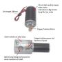 Geare Motor, 24V High Torsion  Reversible Worm Gear Motor Speed Reduce Electric Gearbox Motor 8mm Shaft Speed Reduce Motor for Smart Devices,Curtain Machines,etc(10RPM)