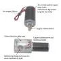 Moteur Réversible à Engrenage Hélicoïdal 24V à Haute Torsion - 8mm - Boîtier de Vitesse Réduite pour Dispositifs Intelligents, Machines pour Stores, etc. (10T/min) Moteur Réversible à Engrenage Hélicoïdal 24V à Haute Torsion - 8mm - Boîtier de Vitesse Réduite pour Dispositifs Intelligents, Machines pour Stores, etc. (10T/min)