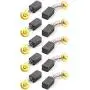 sourcing map Carbon Brush Electric Motor 13mmx7.5mmx6.5mm Drill 10 Pcs sourcing map Carbon Brush Electric Motor 13mmx7.5mmx6.5mm Drill 10 Pcs