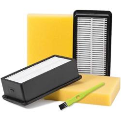 Filter Pack for Bissell CleanView Upright Vacuums 1008 9595A, 1819, 1822, 1825, 1831, 1330, 1332 Replacement Filters Kit.2 Pre-Motor Foam Filter and 2 Post-Motor Filter.