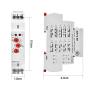 LNKWEL GRT8-M1 Multifunction Time Relay Electronic Delay Time with 10 Functions AC/DC12V-240V
