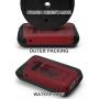 Tukeirt Motorcycle Lock - Adjustable Anti Theft for Motorcycles Mopeds Motorbikes Scooters ATVs Dirt Bike Street Bike Braking The Front Wheel Use on Grip Brake Handlebar(red)
