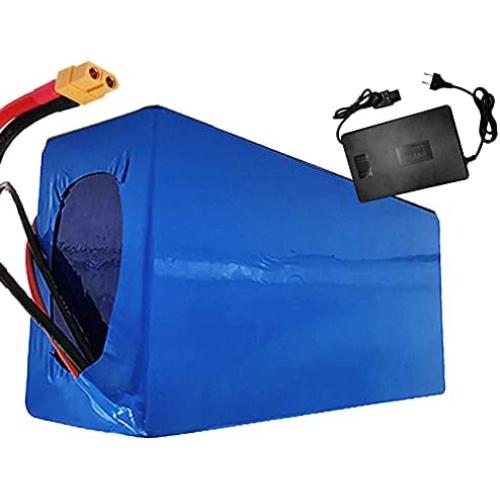 Jieoto 72V 20AH 30AH 40AH Electric Bike Battery E-Bike Waterproof PVC Battery Pack for 72V 2300W/ 2000W/ 1800W/ 1500W/ 1200W/ 1000W/ 750W Bike Motor with 84V Charger+ XT60 Plug