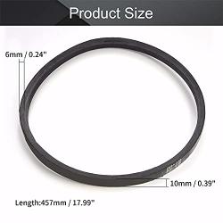 Othmro M-18 Drive V Belt Inner Girth Industrial Power Rubber Transmission Belt Mower Belt Drive for Replacement Upper Transmission Triangle Rubber Lawn Industry Deck :457mm/18
