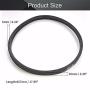 Othmro M-18 Drive V Belt Inner Girth Industrial Power Rubber Transmission Belt Mower Belt Drive for Replacement Upper Transmission Triangle Rubber Lawn Industry Deck :457mm/18