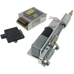 BEMONOC DIY Design DC 24V Linear Actuator Reciprocating Motor Stroke 70mm Adjustable+Switching Power Supply 110V-240V+PWM Speed Controller