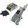 BEMONOC DIY Design DC 24V Linear Actuator Reciprocating Motor Stroke 70mm Adjustable+Switching Power Supply 110V-240V+PWM Speed Controller
