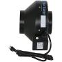 Hurricane 6 Inch Inline Fan 435 CFM - Quiet Fan with Steel Housing and Powder-Coated Finish, Easy Installation