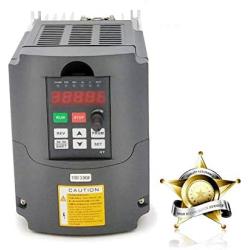 VFD 110V Input 3.0KW 4hp Variable Frequency Drive CNC VFD Motor Drive Inverter Converter for Spindle Motor Speed Control HUANYANG HY-Series(3.0KW, 110V)