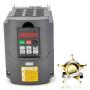VFD 110V Input 3.0KW 4hp Variable Frequency Drive CNC VFD Motor Drive Inverter Converter for Spindle Motor Speed Control HUANYANG HY-Series(3.0KW, 110V)