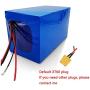 Wnicek 72V 20Ah 30Ah 40Ah E-Bike Battery Pack Electric Motorcycle Lithium Battery Replace Iron Phosphate Li-ion Battery Suitable for Motors Within 2800W with BMS+ Charger