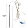 YAOAWE Replacement for Traeger Pellet Grills RTD Temperature Probe Sensor 7