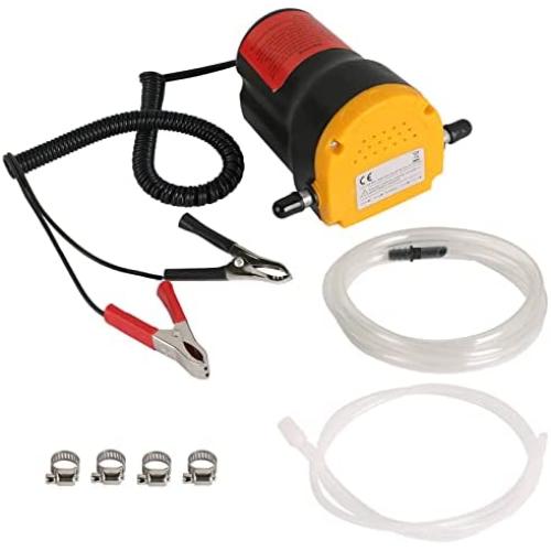 ATPTOOL12V 60W Oil Change Pump Extractor, Oil/Diesel Fluid Pump Extractor Scavenge Oil Change Pump Transfer Suction Transf