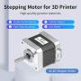 Creality Official 42-40 Stepper Motor, 3D Printer CR-10 X/Y-Axis Extruder Stepping Motor 2 Phase 1A 1.8 Degree 0.4 N.M, Compatible with CR-10 Series and Ender-3 Series E-axis （D-Shape）