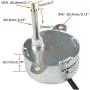 CHANCS TYC-40 12V AC 5RPM Shaft 35mm Synchronous Motor With AC Wall Power Adapter - Input 110V Output AC 12V For Christmas Decoration