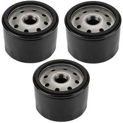 Hilom Pack of 3 49065-7007 Oil Filter for Kawasaki FX600V FR691V FR730V FR651V FR541V FR600V FX600V FS730 FX600v FS451V FS481V FS691V FS651V 4 Cycle Engine