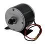 CDZHLTG 24V DC 350W Permanent Magnet Electric Motor Generator Brushed 2700RPM DIY for Wind Turbine PMA Electric Scooter E Bike Drive Speed Control, Black