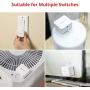 SwitchBot Smart Switch Button Pusher - No Wiring, Wireless App or Timer Control, Add SwitchBot Hub Mini to Make it Compatible with Alexa, Google Home, IFTTT (black)