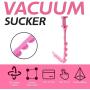 TORMEN Cute Caterpillar Lazy Bracket Mobile Phone Suction Cup Holder Worm Flexible Mobile Phone Apply to Car Bike Motorcycle Kitchen Wall Glass (Pink)