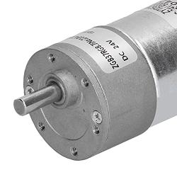 DC 24V Gear Motor Shaft 37mm , Learning & Education Science Kits & Toys Diameter Electric Gearbox Micro Speed Reduction Geared Motor[570R]
