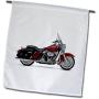 3dRose fl_ 4487_1 Garden Flag, Picturing Harley Davidson 174 Motorcycle